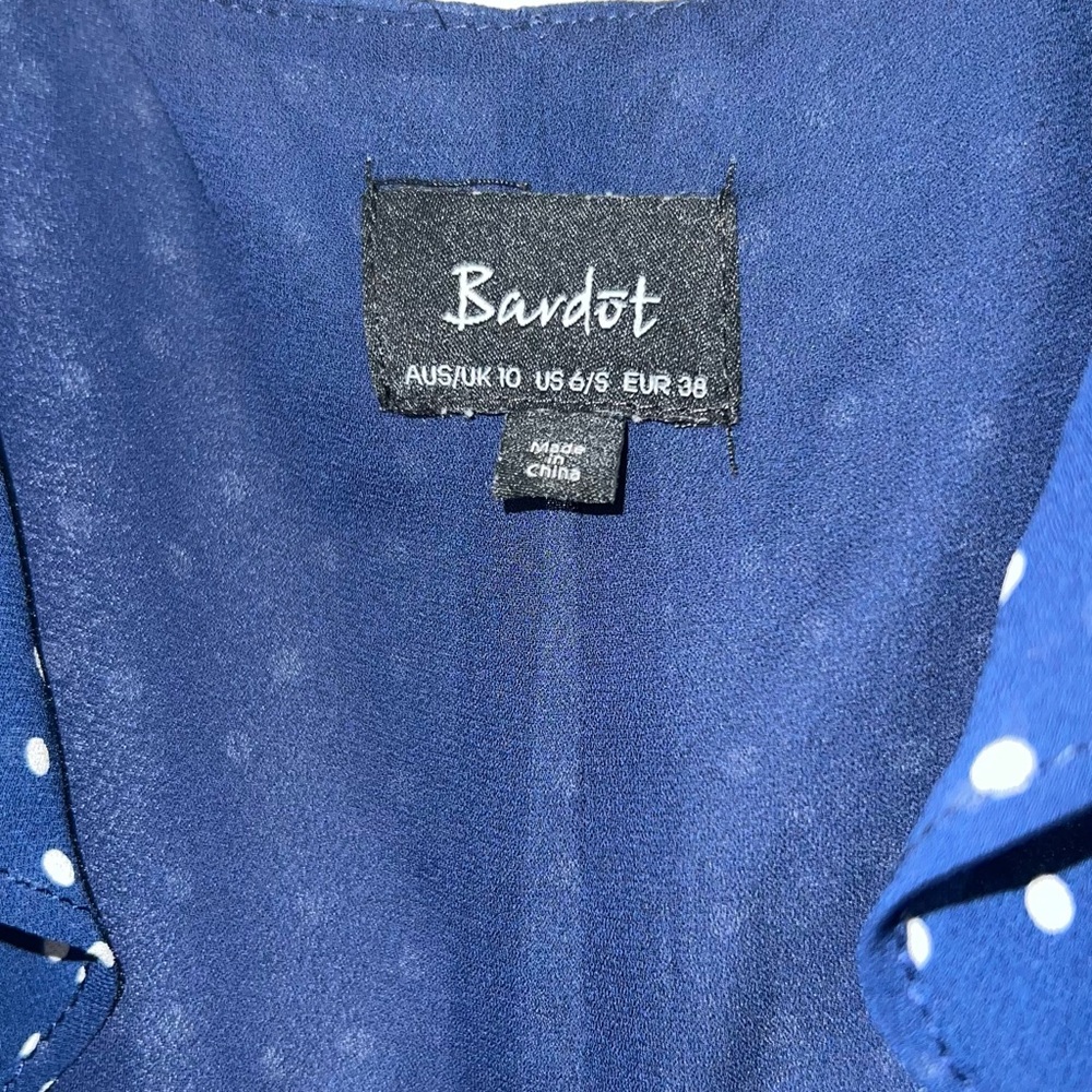 Bardot wrap blouse